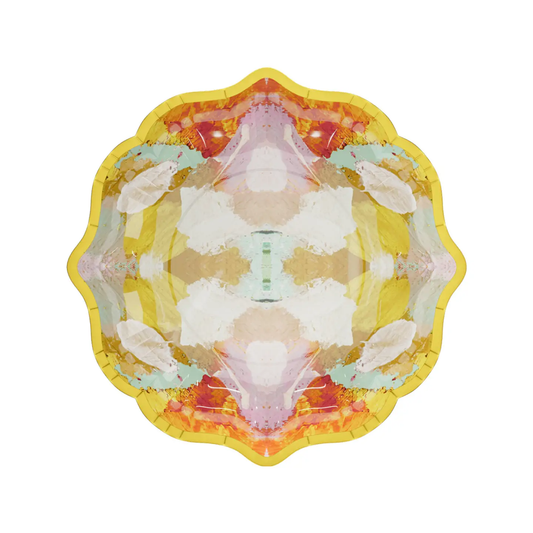 Paint Strokes Paper Plates