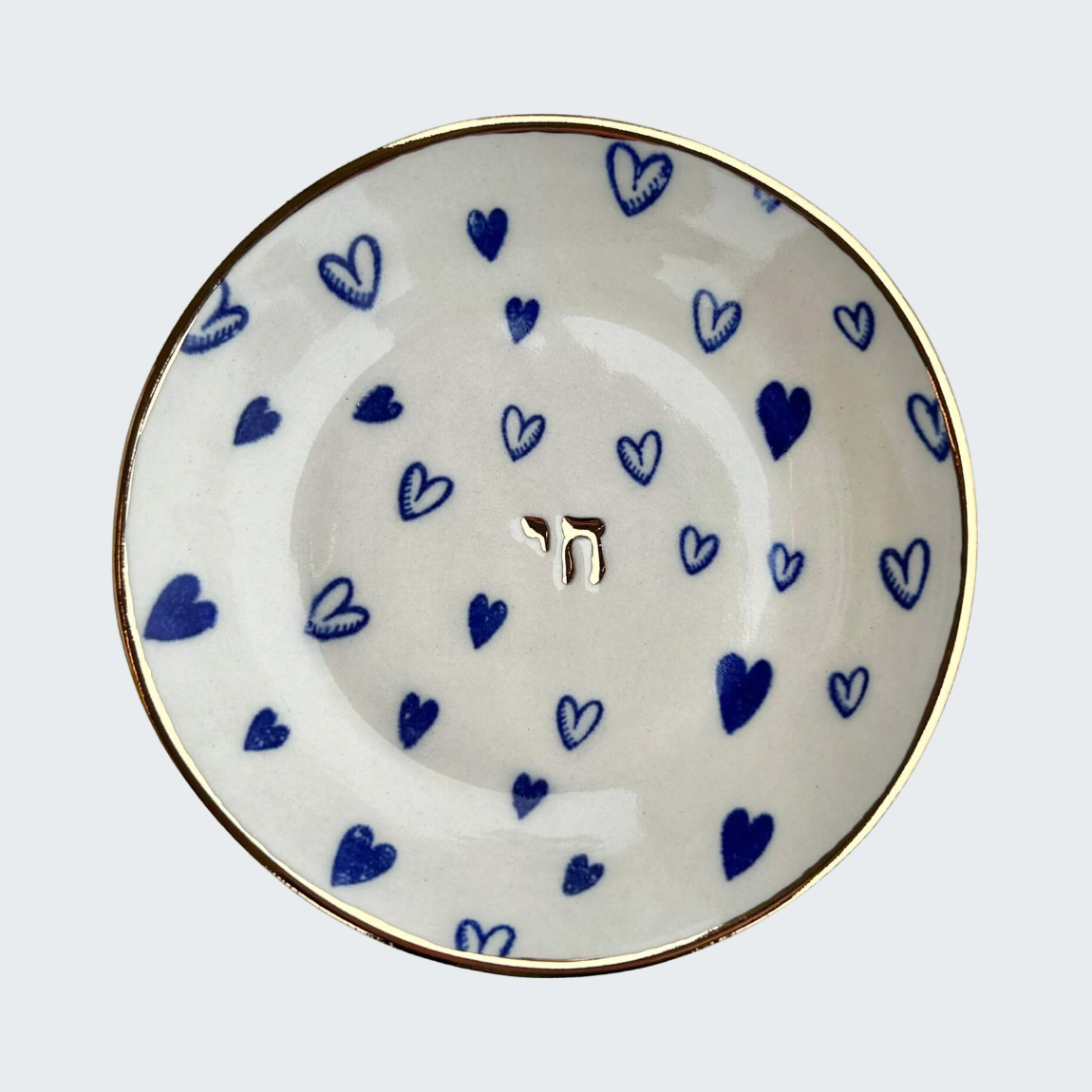 Judaic Ceramic Trinket Dish
