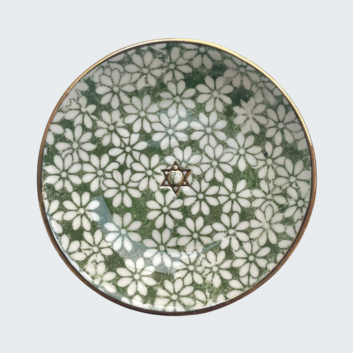 Judaic Ceramic Trinket Dish