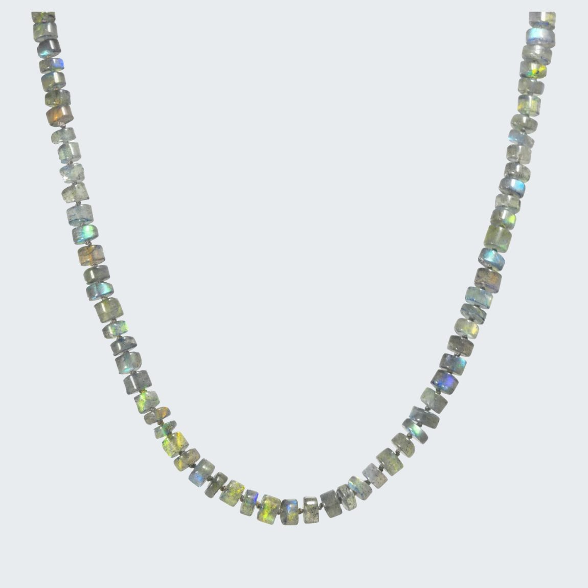 Labradorite Heishi Necklace