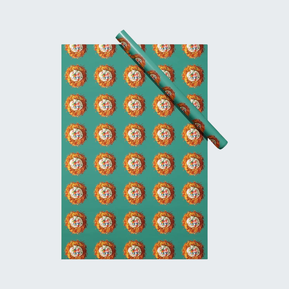 Latkes & Sprinkles Gift Wrap