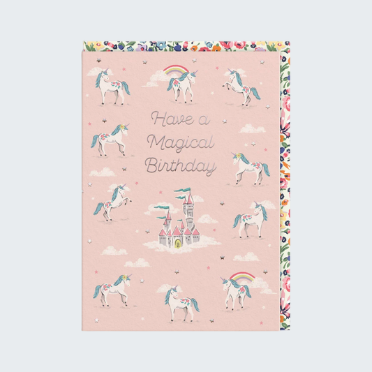 Magical Unicorns Birthday Card