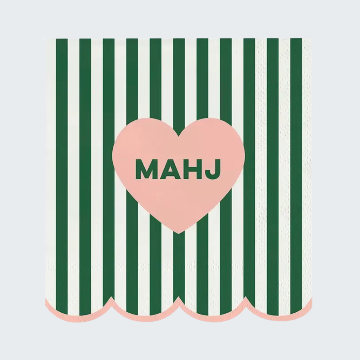 Mahj Heart Cocktail Napkins