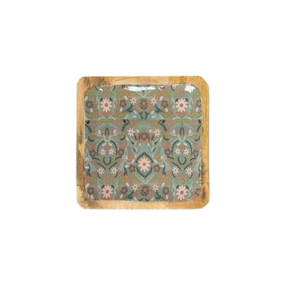 Moths & Florals Wood Trays