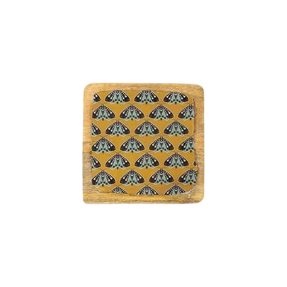 Moths & Florals Wood Trays