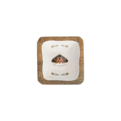 Moths & Florals Wood Trays