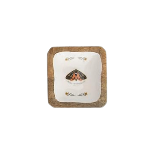 Moths & Florals Wood Trays