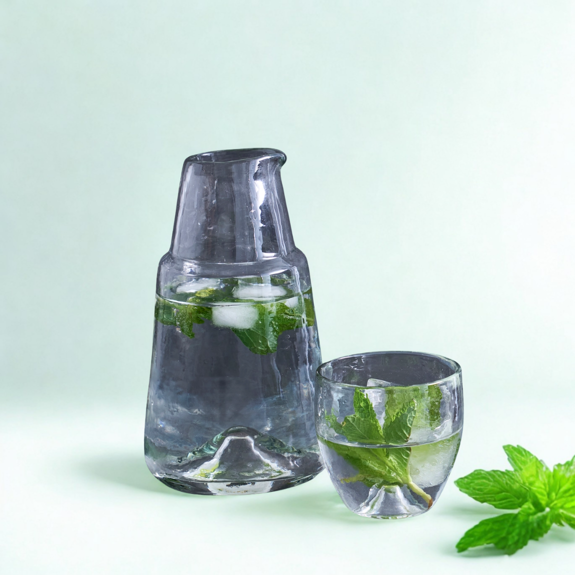 Pebbled Bedside Carafe Set - Thumbnail 2