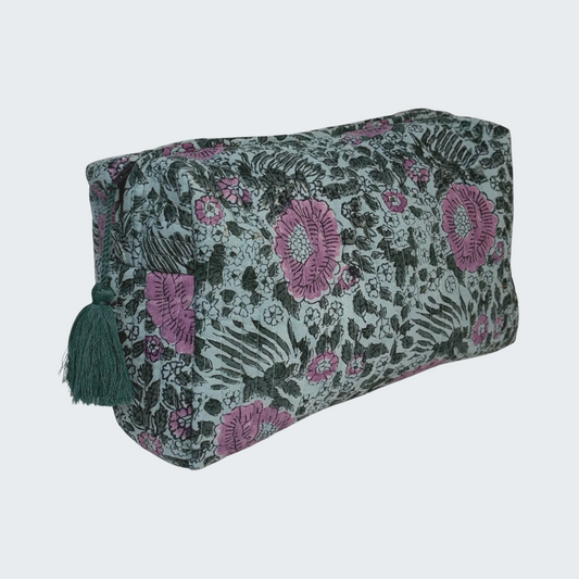 Personalized Quilted Toiletry Bags