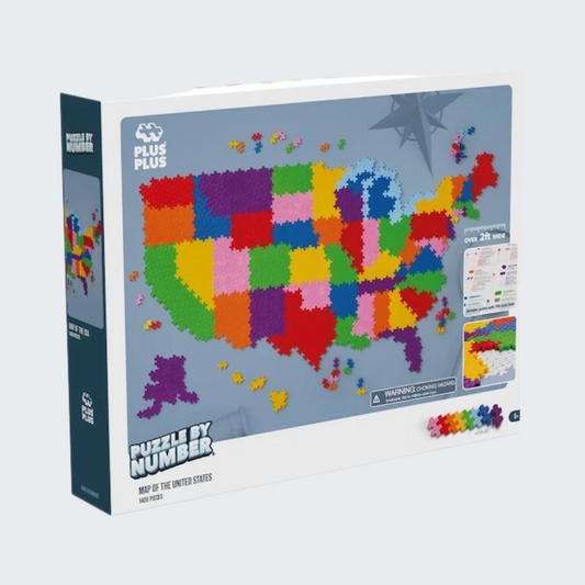 Puzzle By Number® Map of the United States