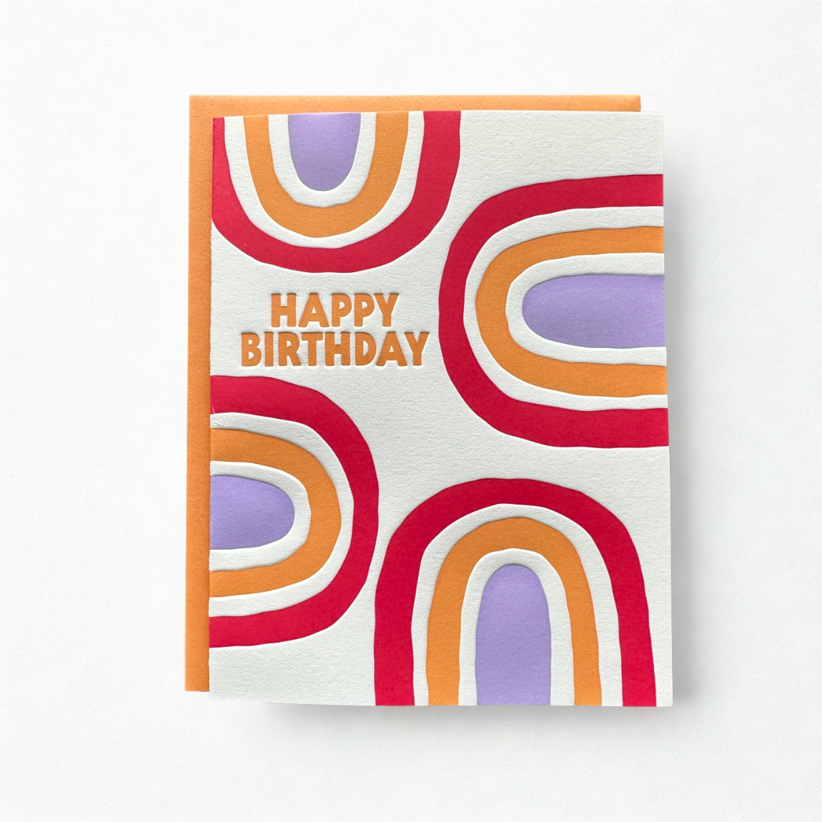 Rainbows Everywhere Birthday Card