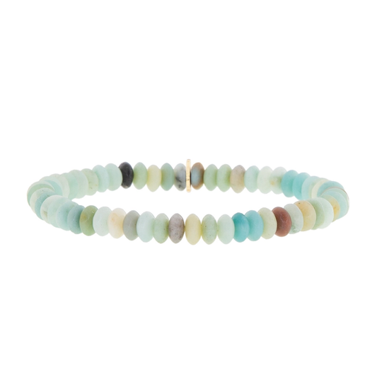 Semi Precious Rondelle Bracelet