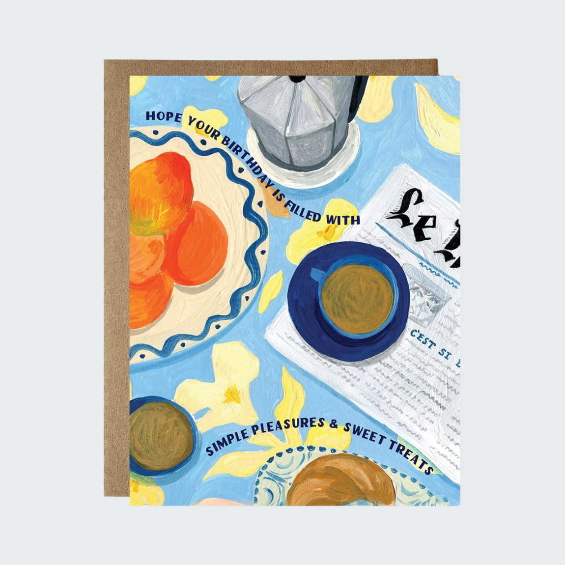 Simple Pleasures & Sweet Treats Birthday Card