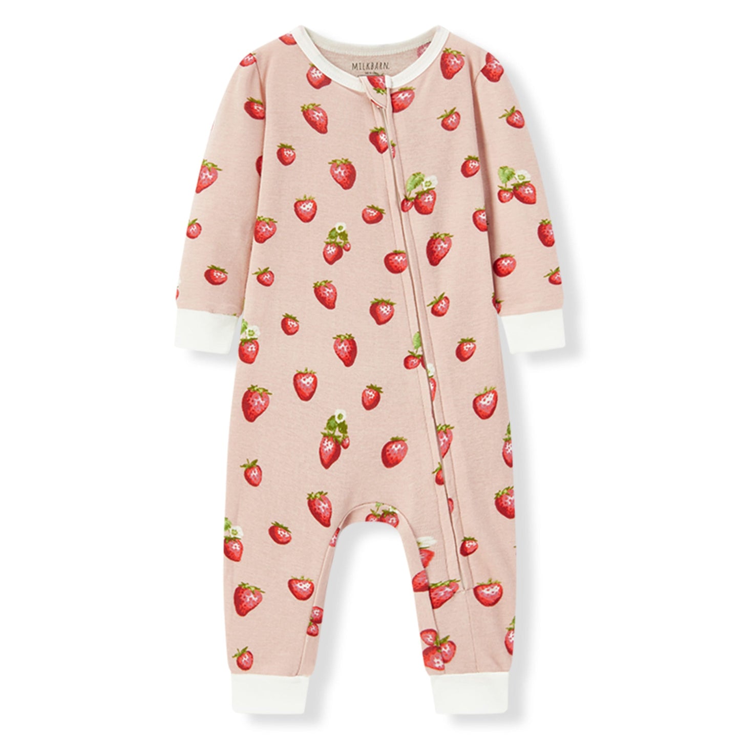 Strawberry Zipper Pajama