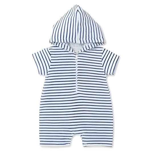Terry Stripe Romper