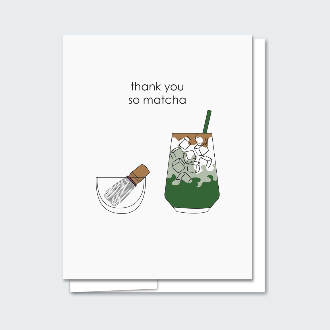 Thank You so Matcha Card