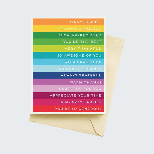 Thank You Stripes Card