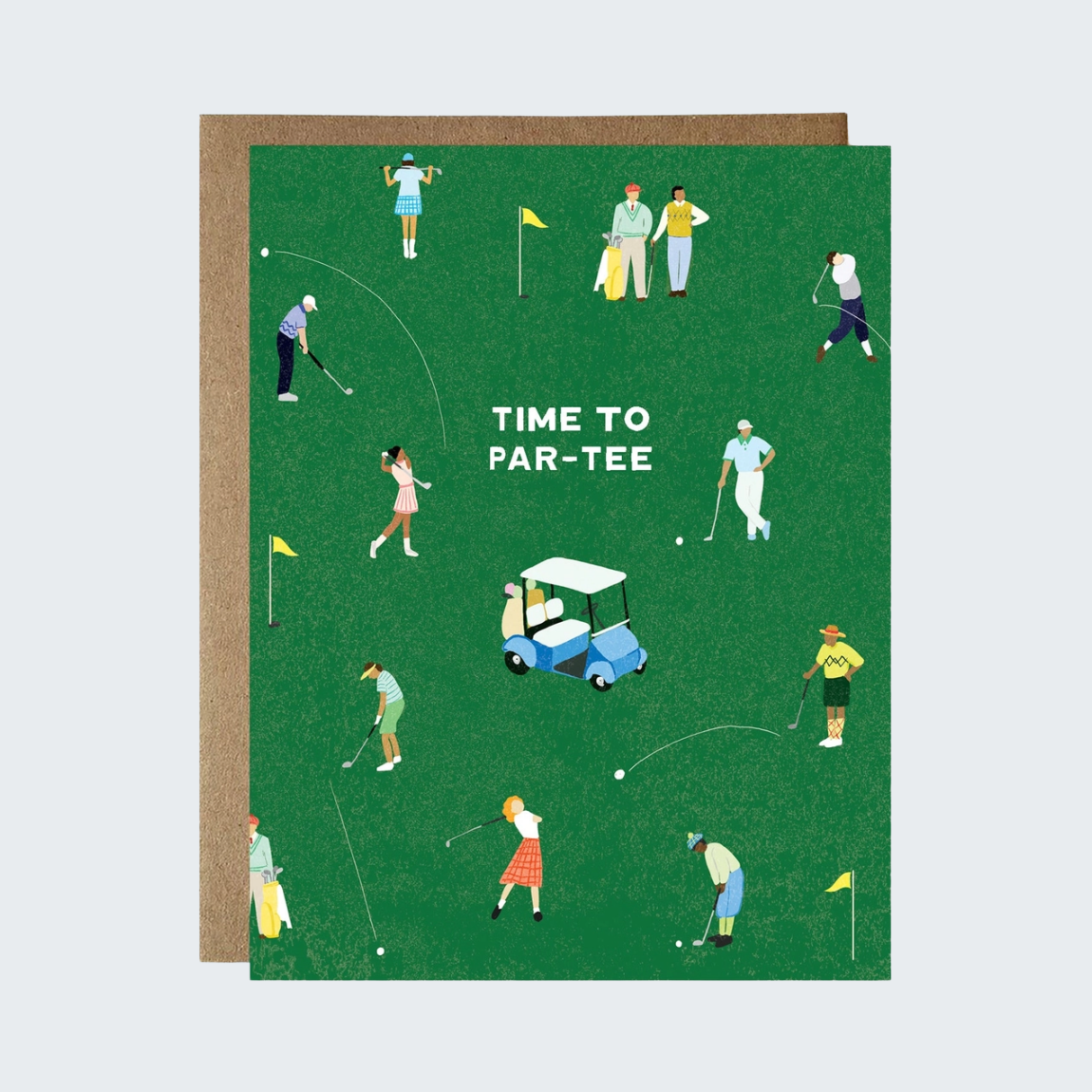 Time To Par-Tee Golf Card