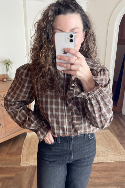 Relaxed Ruffle Top