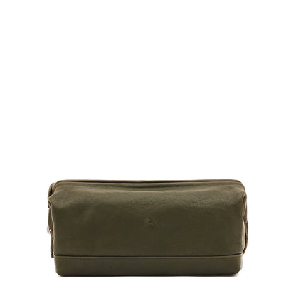 Classic Men's Leather Toiletry Case