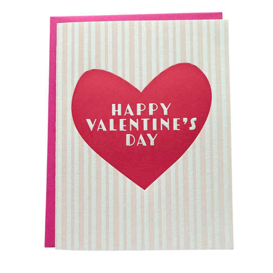 Valentine's Day Big Heart Card