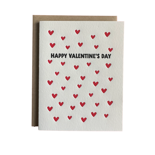 Valentine's Day Hearts Card
