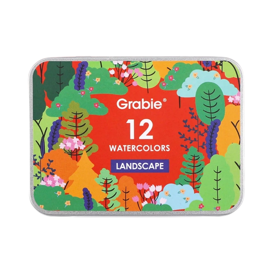 Watercolor Pocket Set of 12 with Brush