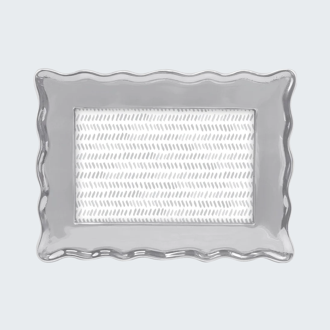 Wavy Silver Frame
