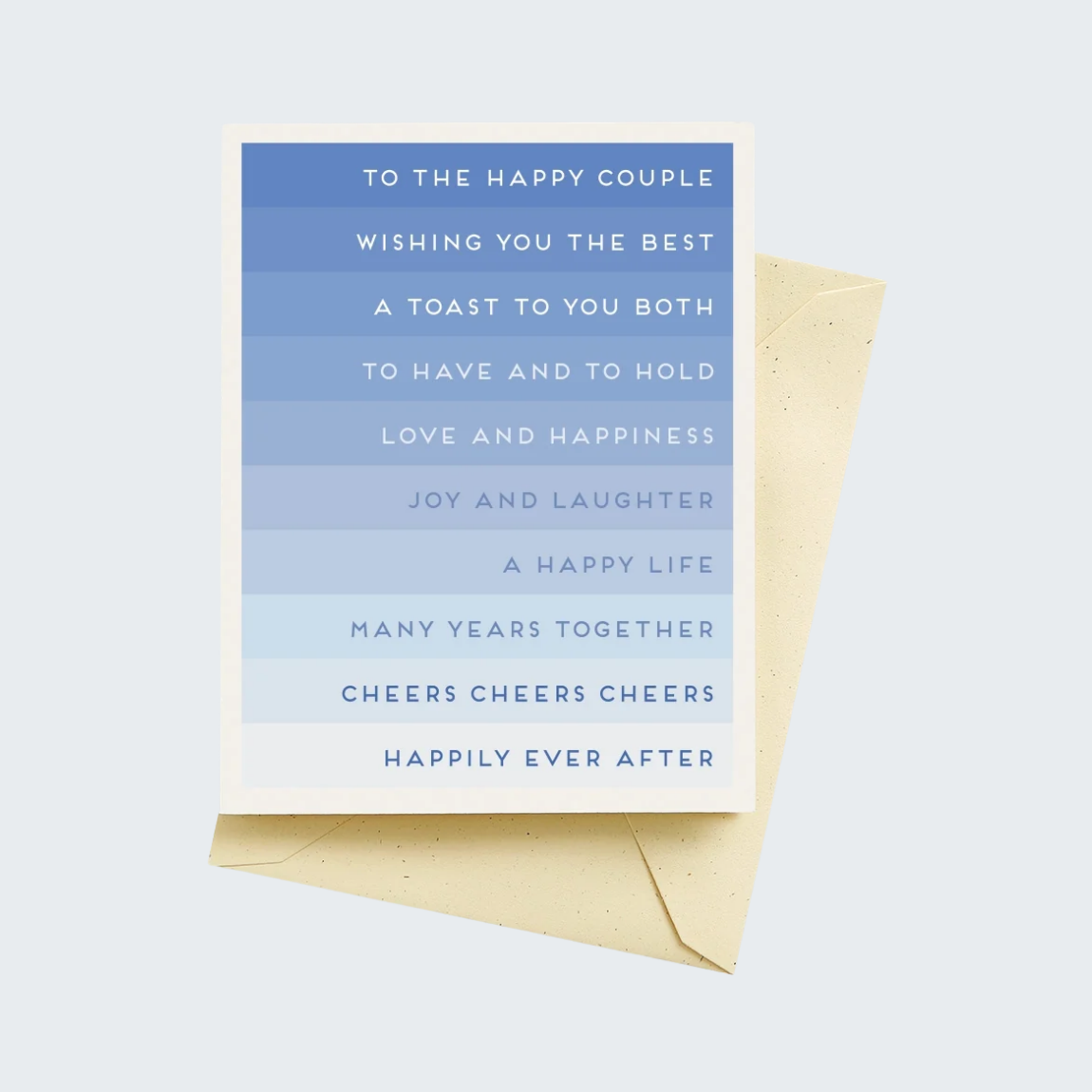 Wedding Stripes Card