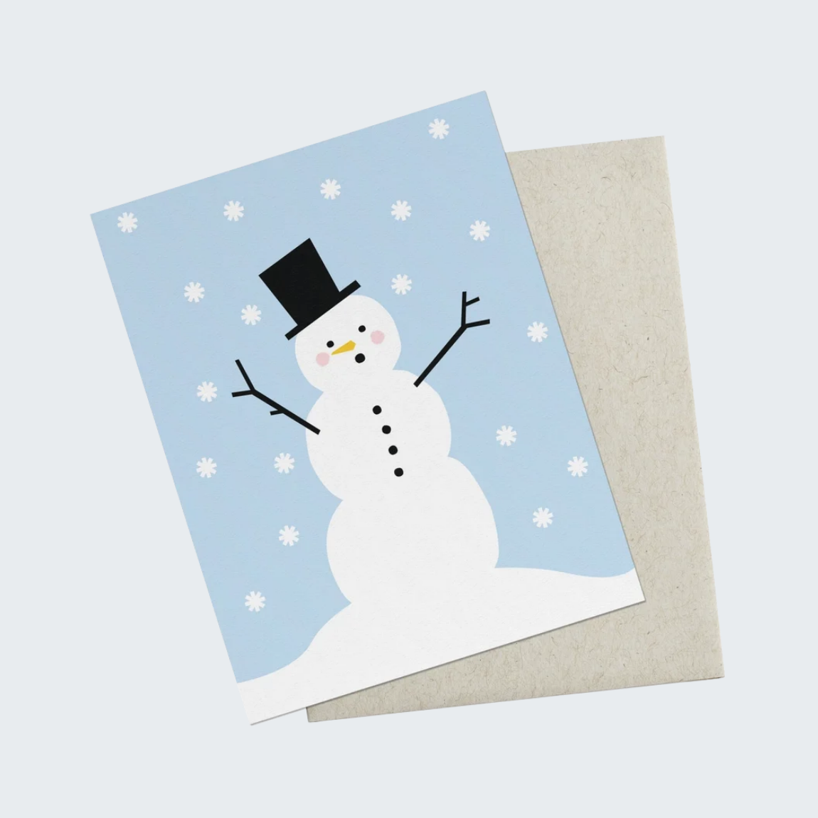 Winter Snowman Card