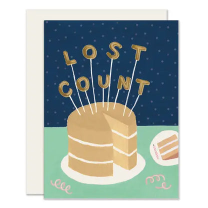 Lost Count Happy Birthday Card