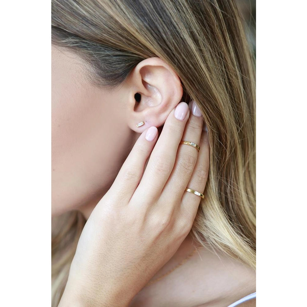 Baguette Studs