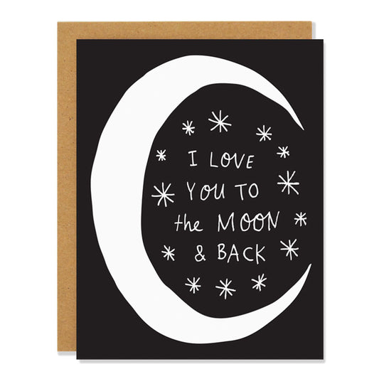 Moon and Back Card