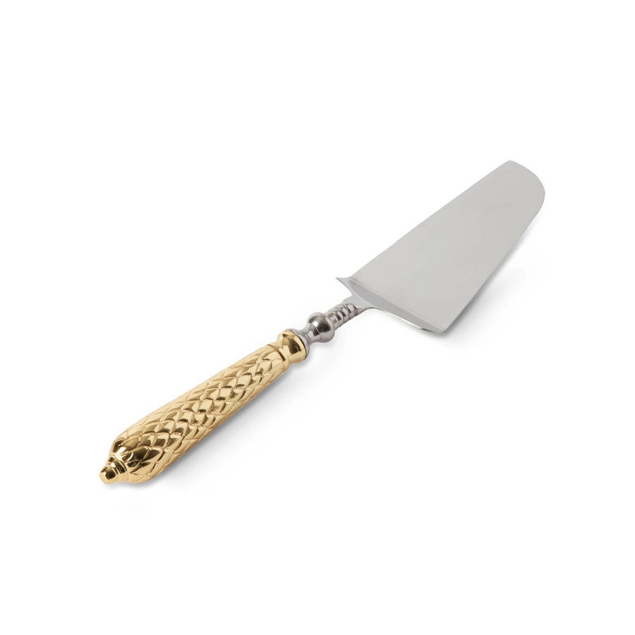 Gold Florentine Cake Server