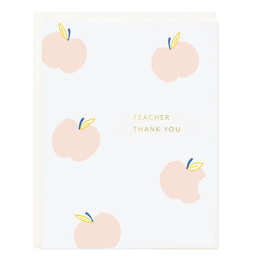 Teacher Apples Card