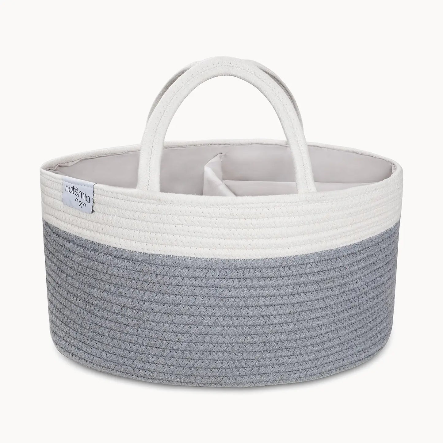 Cotton Rope Diaper Caddy Organizer