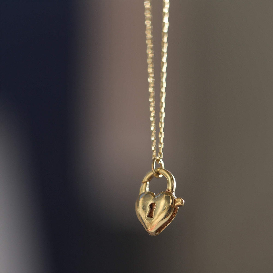 Mini Lock Pendant Necklace – Gifted LA