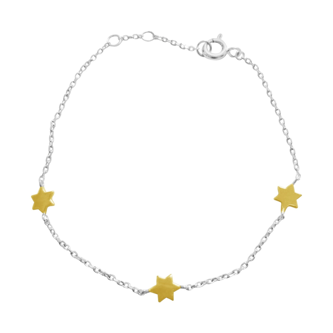 Tiny Stars of David Bracelet