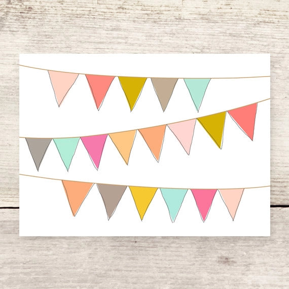 Pennant Banner Cards Boxed Set