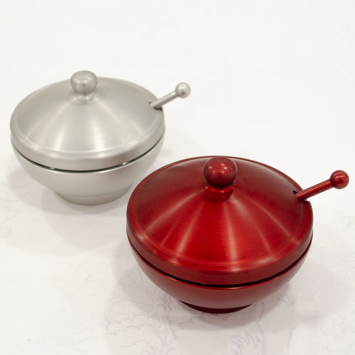 Smooth Aluminum Honey Dish