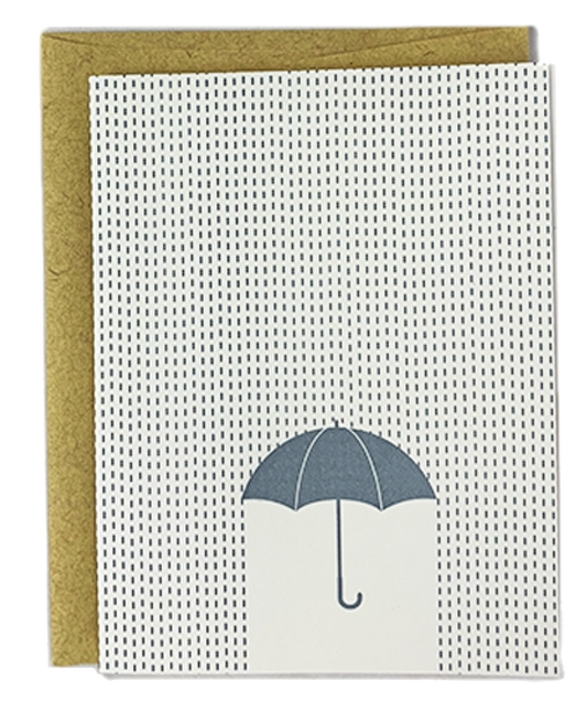 Rainy Umbrella Card