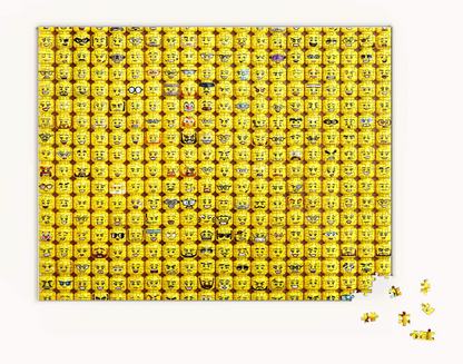 LEGO 1000-piece Minifigure Faces Puzzle