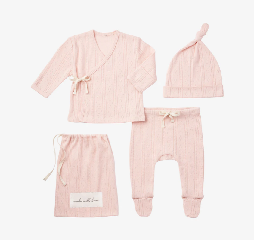 Pointelle Layette Gift Set