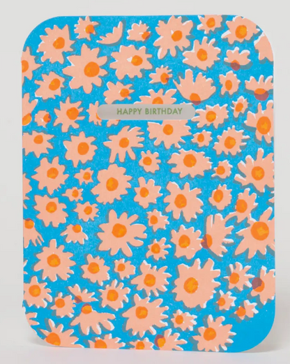 Daisy Patch Birthday Card