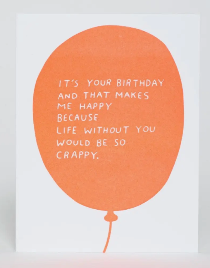 Birthday Balloon Card