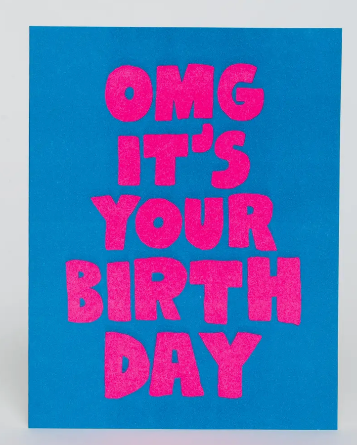 OMG Birthday Card