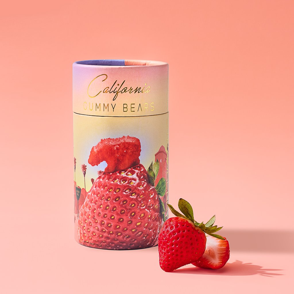 California Gummy Bears Canister