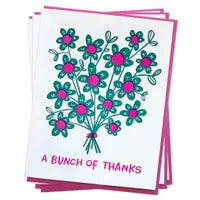 A bunch of thanks card