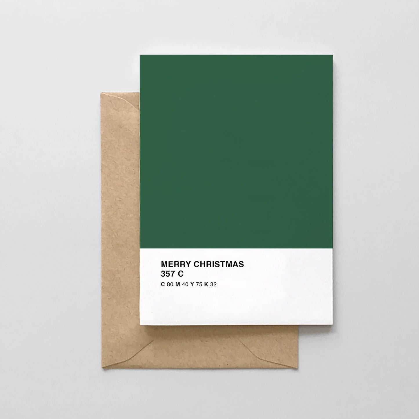 Merry Christmas Pantone Card