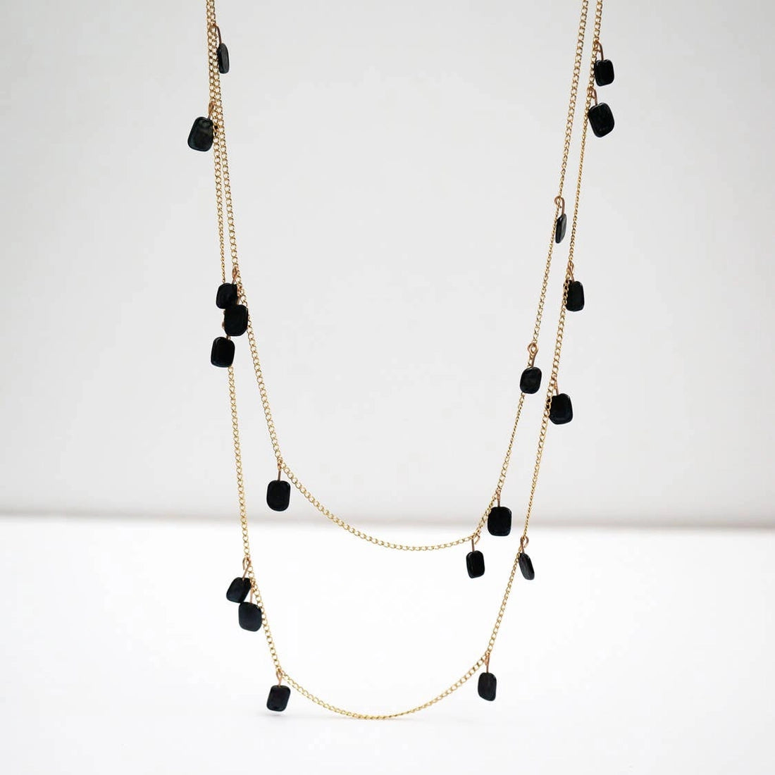 Double Strand Box Necklace